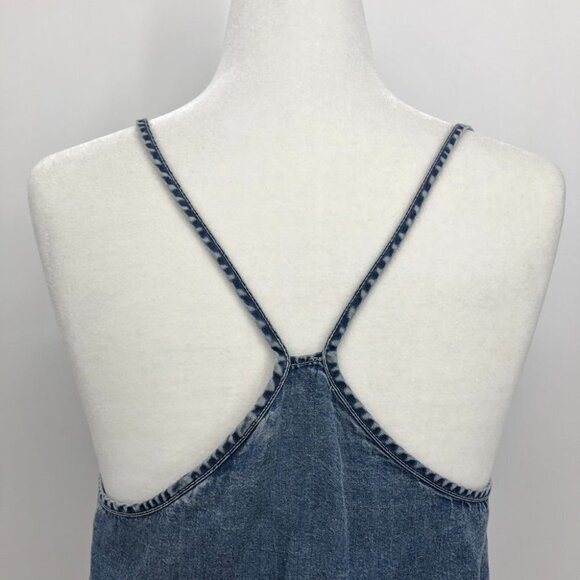 Calvin Klein Jeans Blue chambray V neck camisole SP - Picture 6 of 15